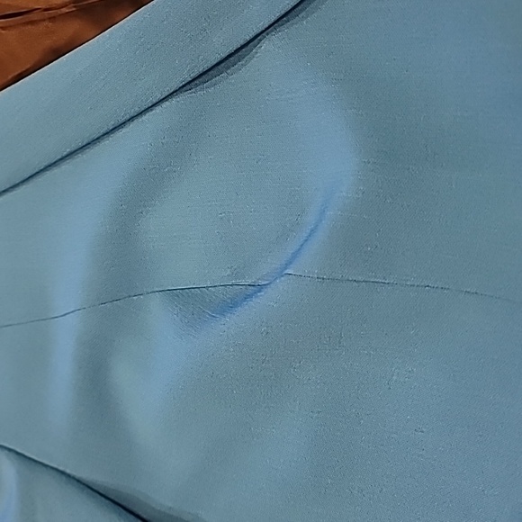 Nipon Boutique Single Button Shawl Collat Blazer Teal Blue 16W - Picture 10 of 13